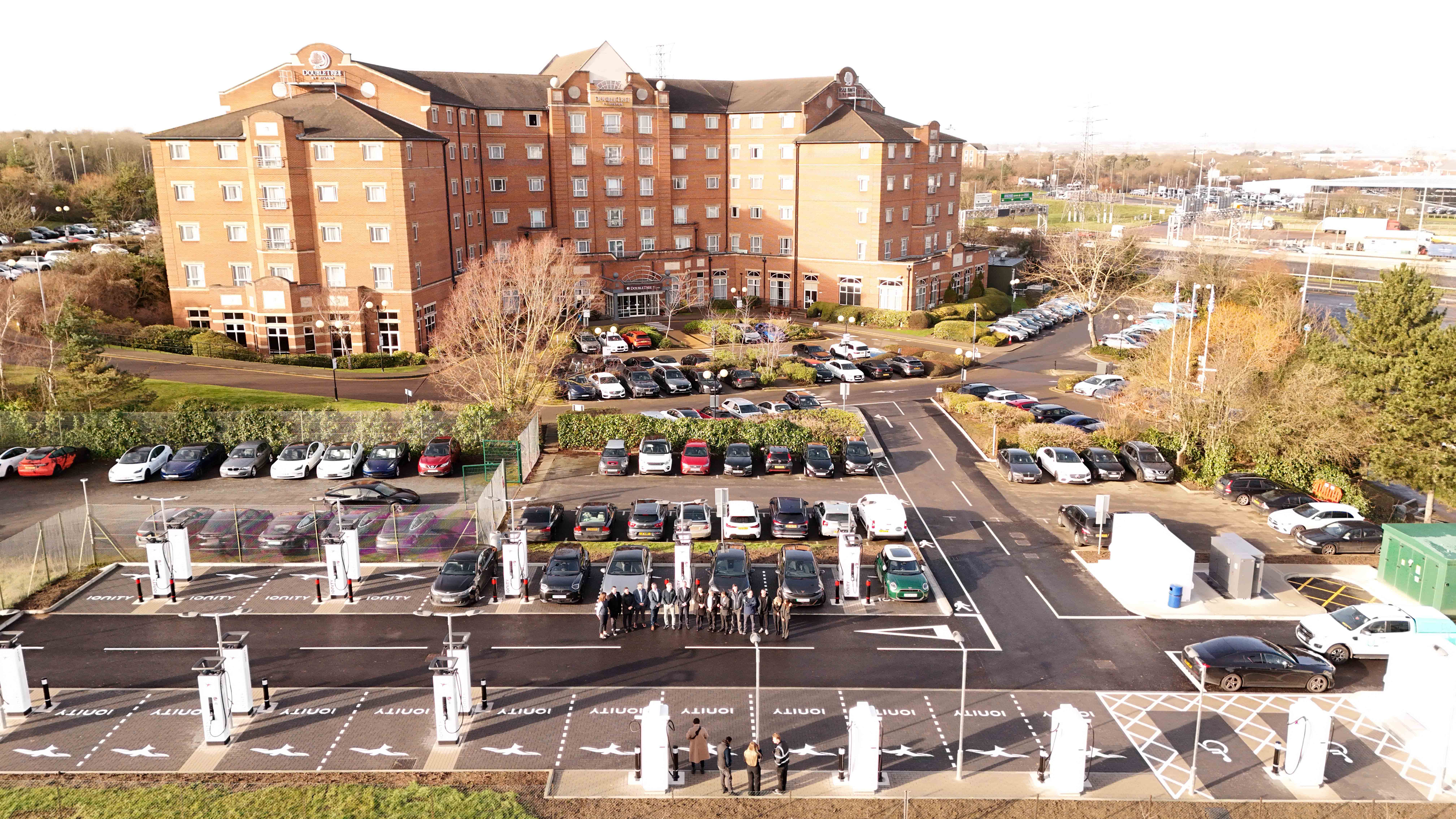 Supporting IONITY in delivering their largest UK charging site.